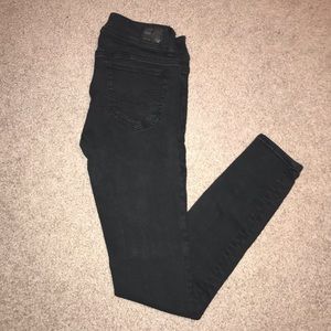 American Eagle black skinny jeans